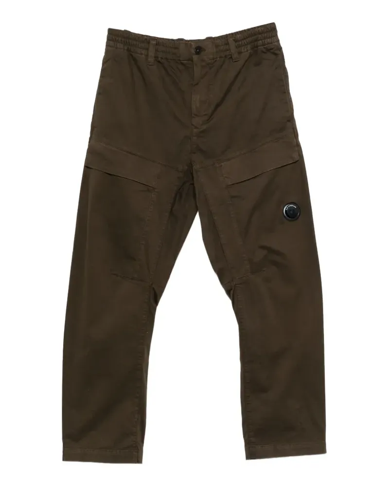 C.P. Company Cargohose mit Linsen-Detail - Grün Grün