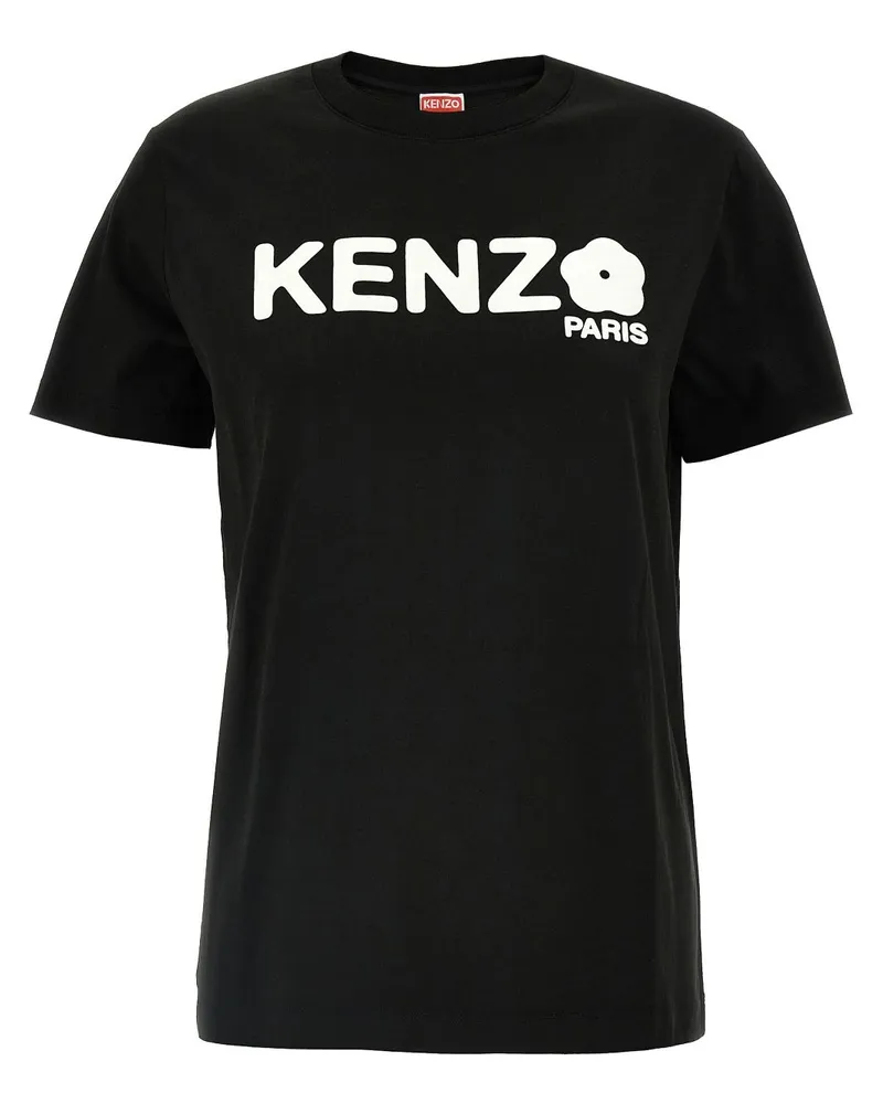 Kenzo T-Shirt mit Boke Flower - Schwarz Schwarz