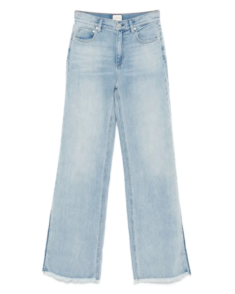 Alice + Olivia Ausgestellte Weezy Jeans - Blau Blau