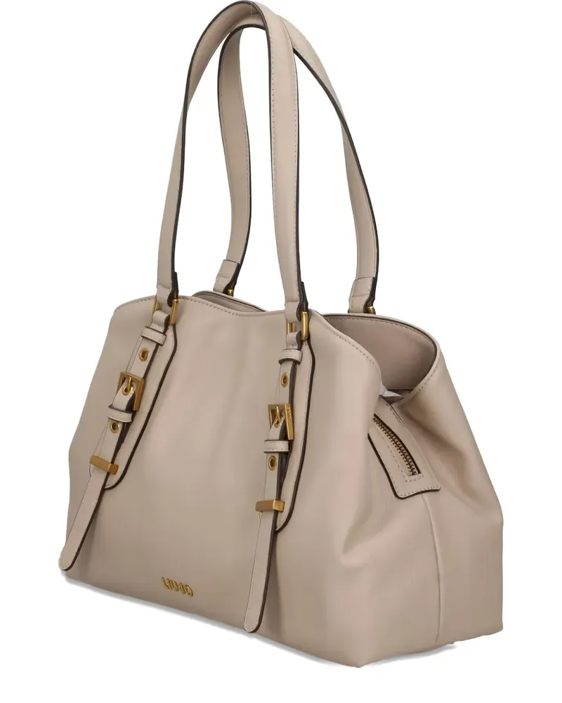 Liu Jo Schultertasche mit Schnallendetail - Nude Nude