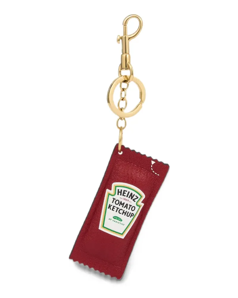 Anya Hindmarch Heinz Ketschup Capra Taschenanhänger in Rot Rot
