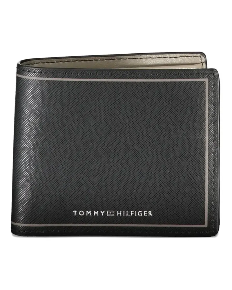Tommy Hilfiger leather bifold wallet - Schwarz Schwarz