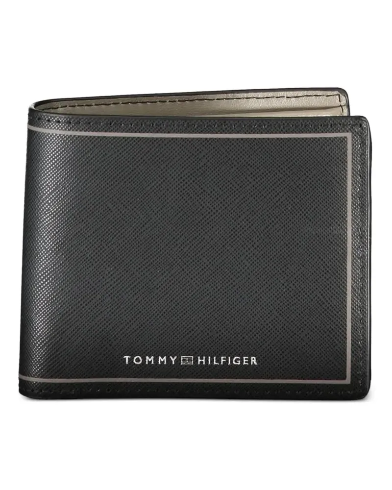 Tommy Hilfiger leather bifold wallet - Schwarz Schwarz