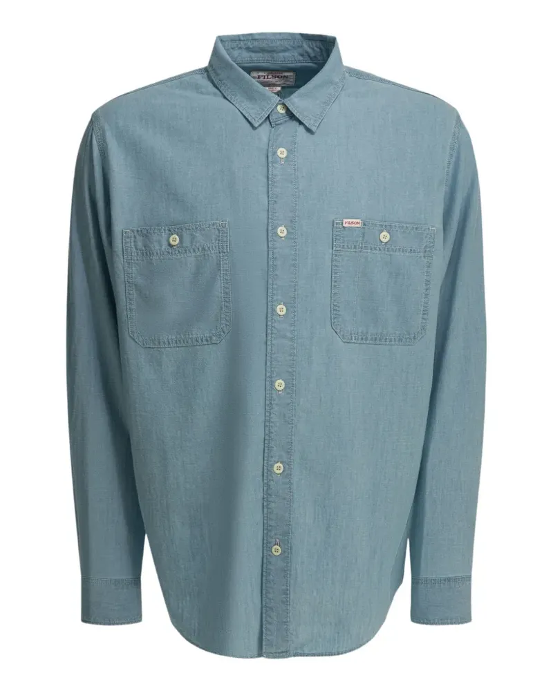 Filson Chambray CPO denim shirt - Blau Blau