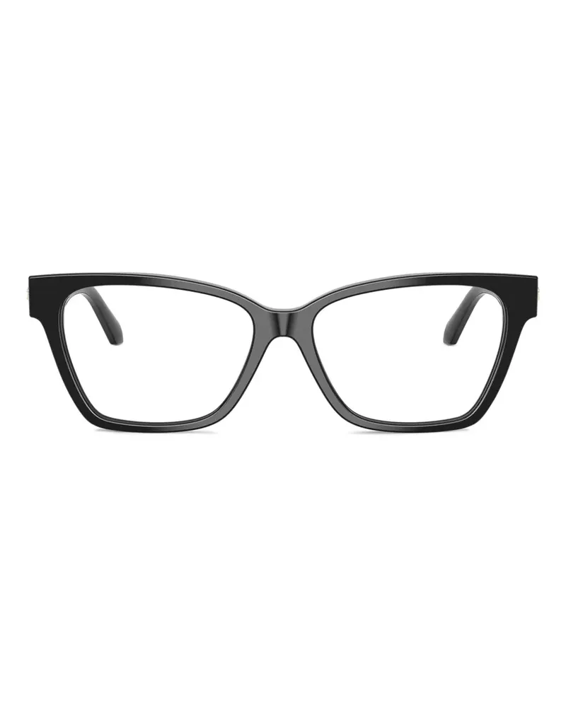 Versace butterfly-frame glasses - Schwarz Schwarz