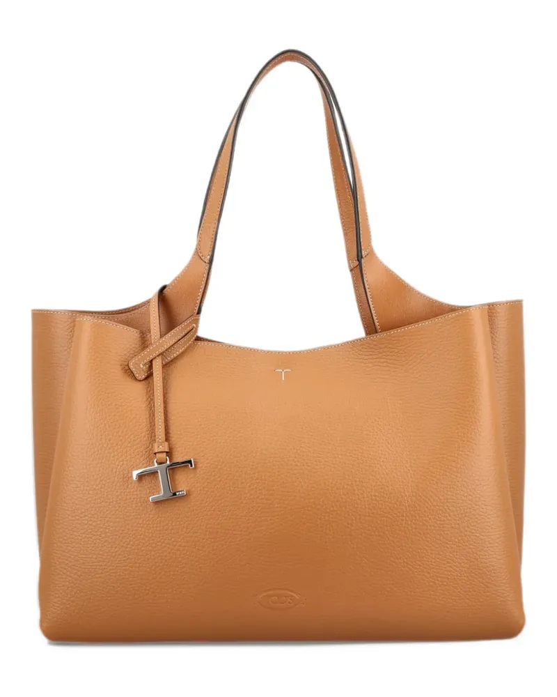 TOD'S T Timeless Schultertasche - Nude Nude