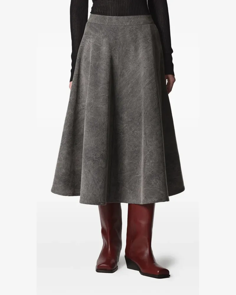 Roberto Collina A-line denim skirt - Grau Grau
