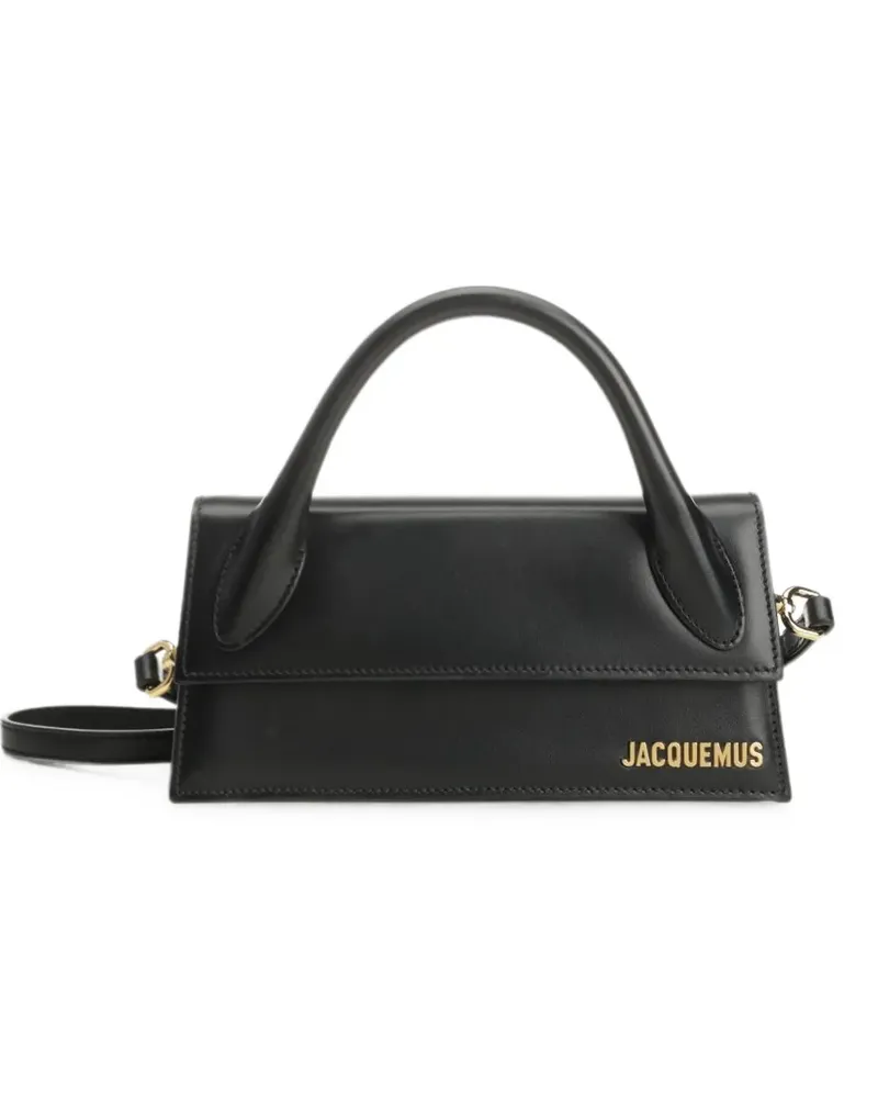 Jacquemus Le Chiquito Long leather tote bag - Schwarz Schwarz