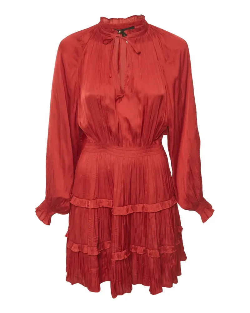 Maje Minikleid mit Rüschen - Rot Rot