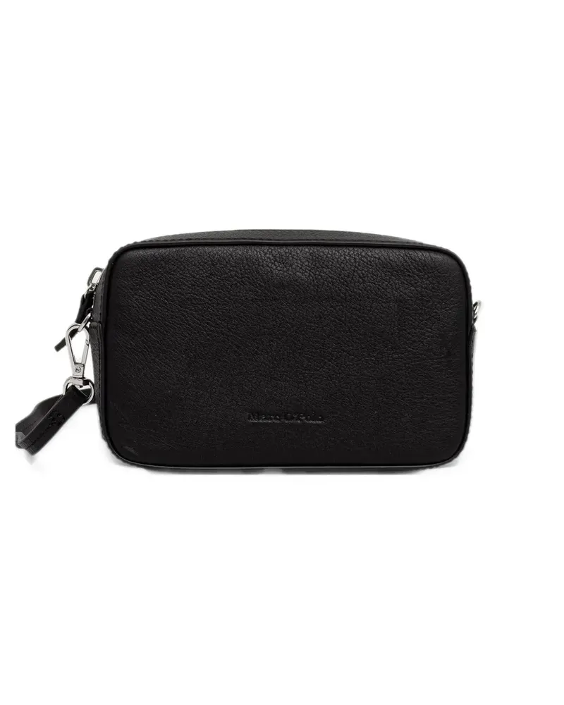 Marc O'Polo Liana grained leather mini clutch bag - Schwarz Schwarz