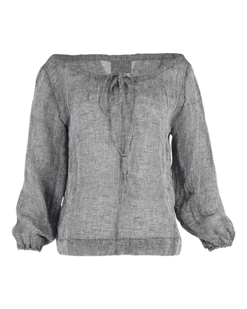 Lisa Marie Fernandez linen blouse - Grau Grau