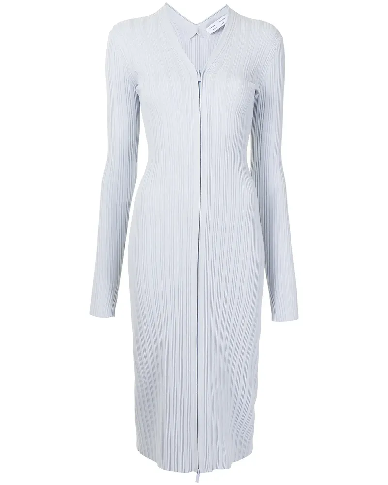 Proenza Schouler Geripptes Cardigan-Kleid - Blau Blau