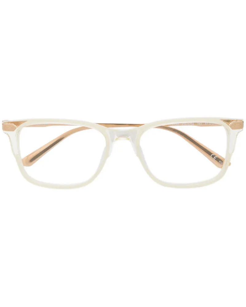 Calvin Klein Brille mit eckigem Gestell - Nude Nude