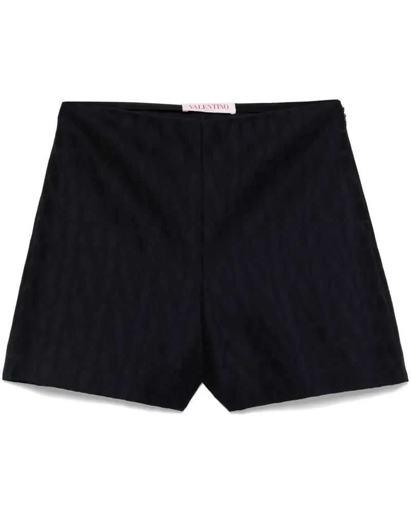 Valentino Garavani Shorts mit Toile Iconographe-Muster - Blau Blau