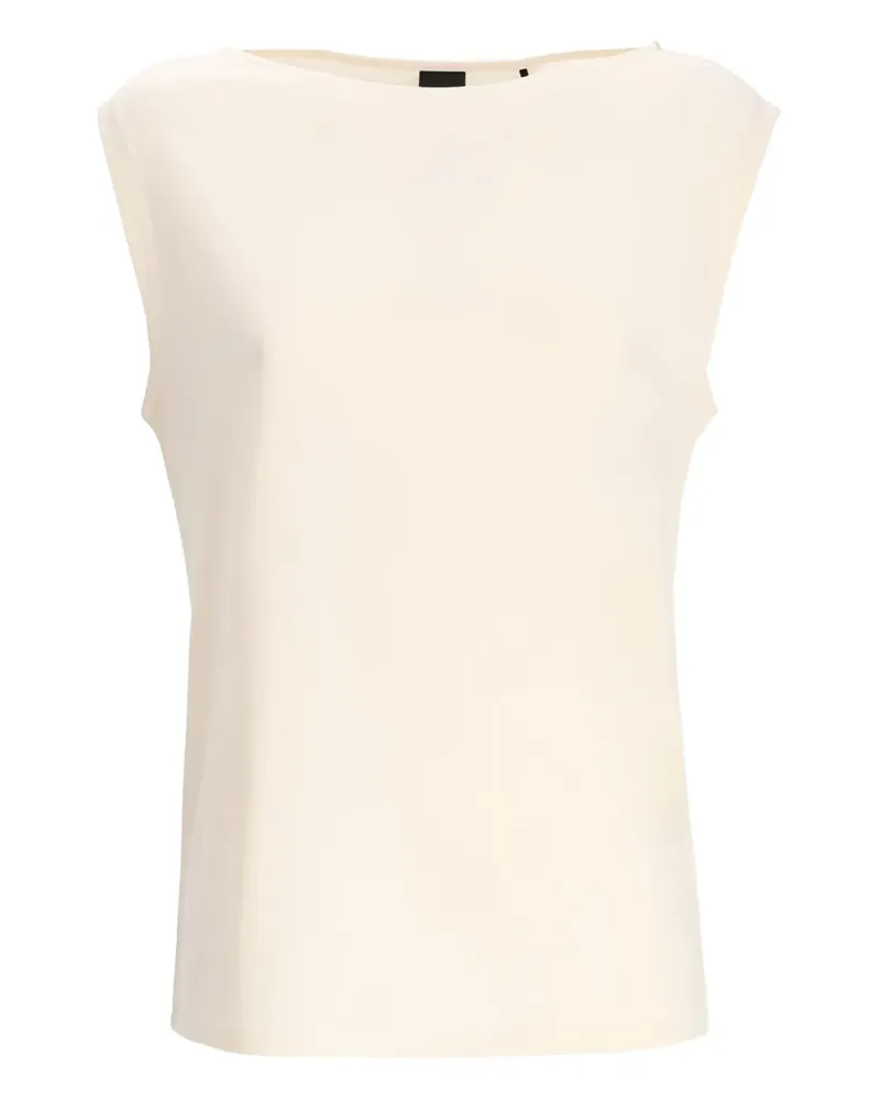HUGO BOSS Oberteil mit U-Boot-Ausschnitt - Nude Nude