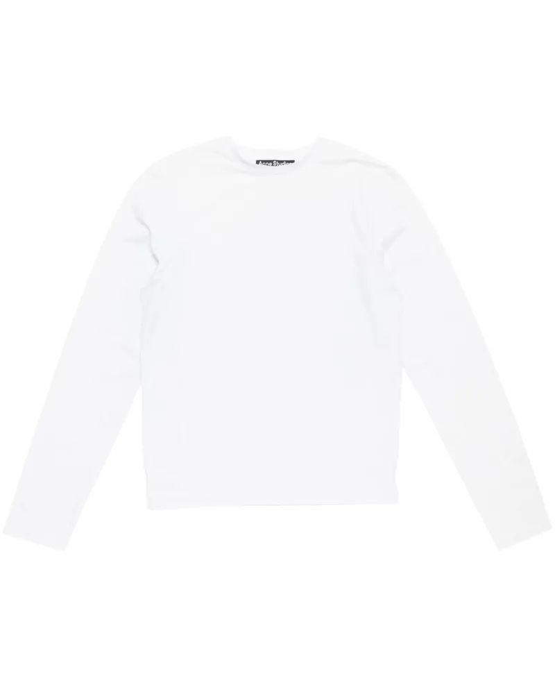 Acne Studios T-Shirt mit Rundhalsausschnitt - Weiß Weiß