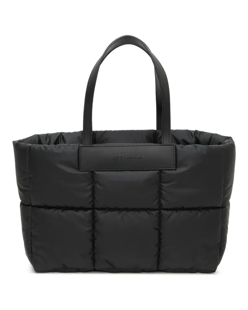VeeCollective Wattierte Tote Bag - Schwarz Schwarz