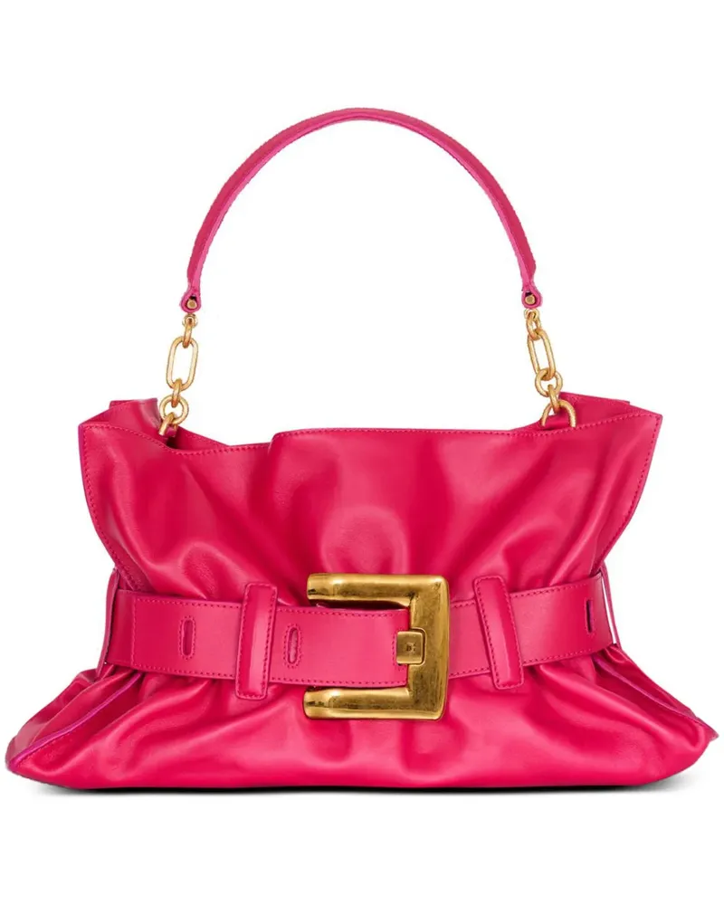 Balmain Mittelgroße Anthem Schultertasche - Rosa Rosa
