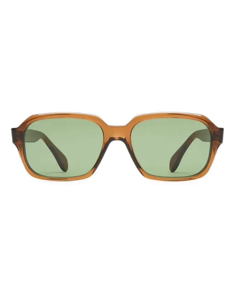 Fortela Less Sonnenbrille mit eckigem Gestell - Braun Braun