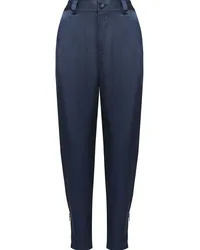 Uma Raquel Davidowicz Tapered-Hose mit hohem Bund Blau