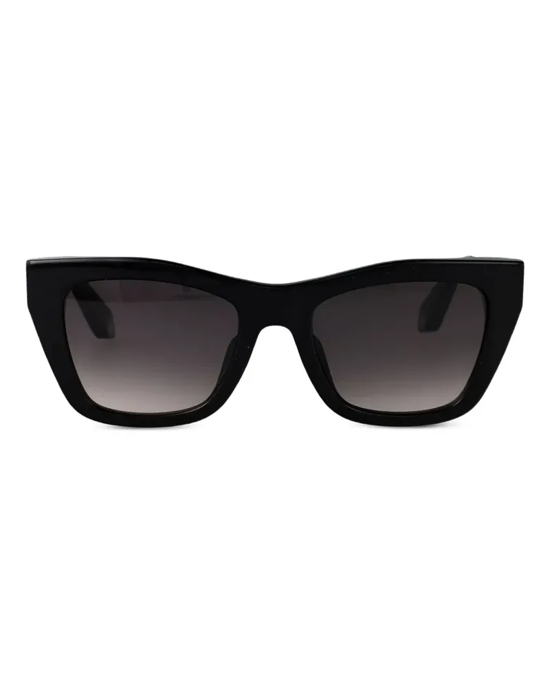 Roberto Cavalli Cat-Eye-Sonnenbrille mit Schlangendetail - Schwarz Schwarz