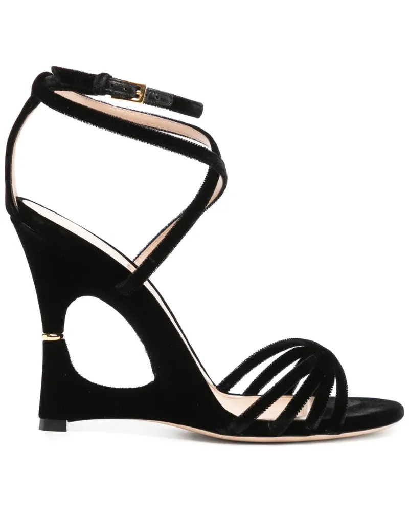 Tom Ford Sandalen mit Riemen 105mm - Schwarz Schwarz