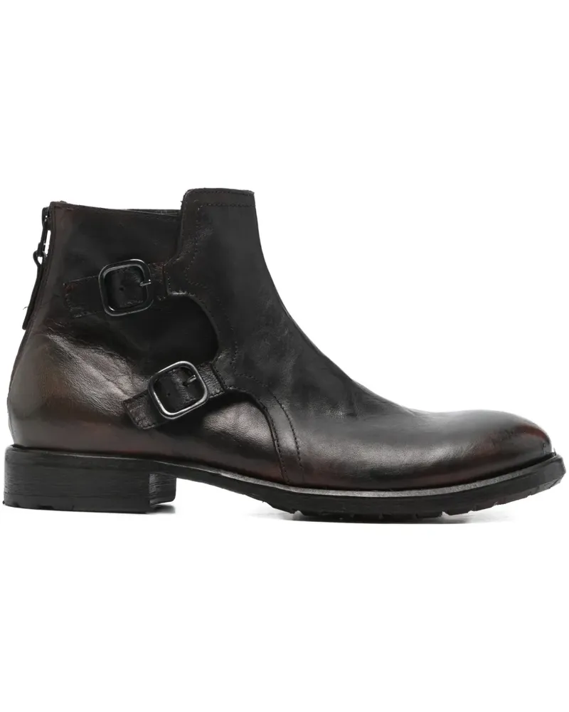 LEQARANT leather biker boots - Braun Braun