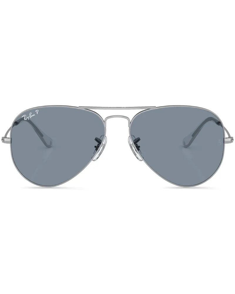 Ray Ban Klassische Pilotenbrille - Silber Silber