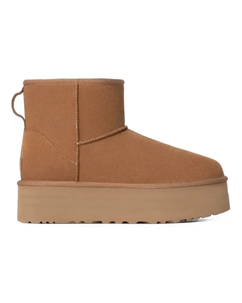UGG Classic Mini platform ankle boots - Braun Braun