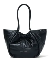 Proenza Schouler Shopper mit Raffungen Schwarz