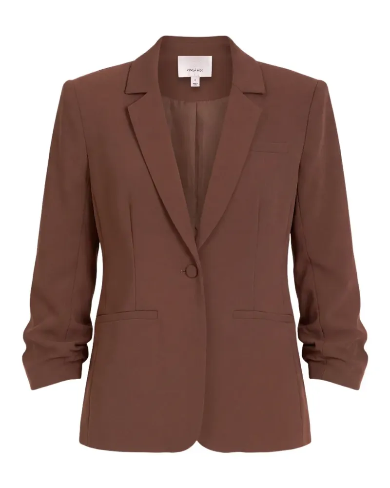 Cinq à Sept Khloe Blazer mit Kreppstruktur - Braun Braun