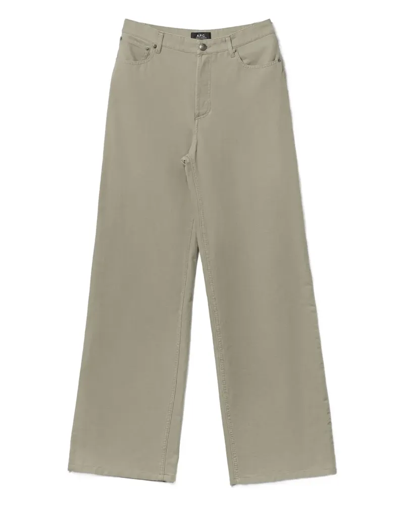 A.P.C. Elisabeth jeans - Grün Grün
