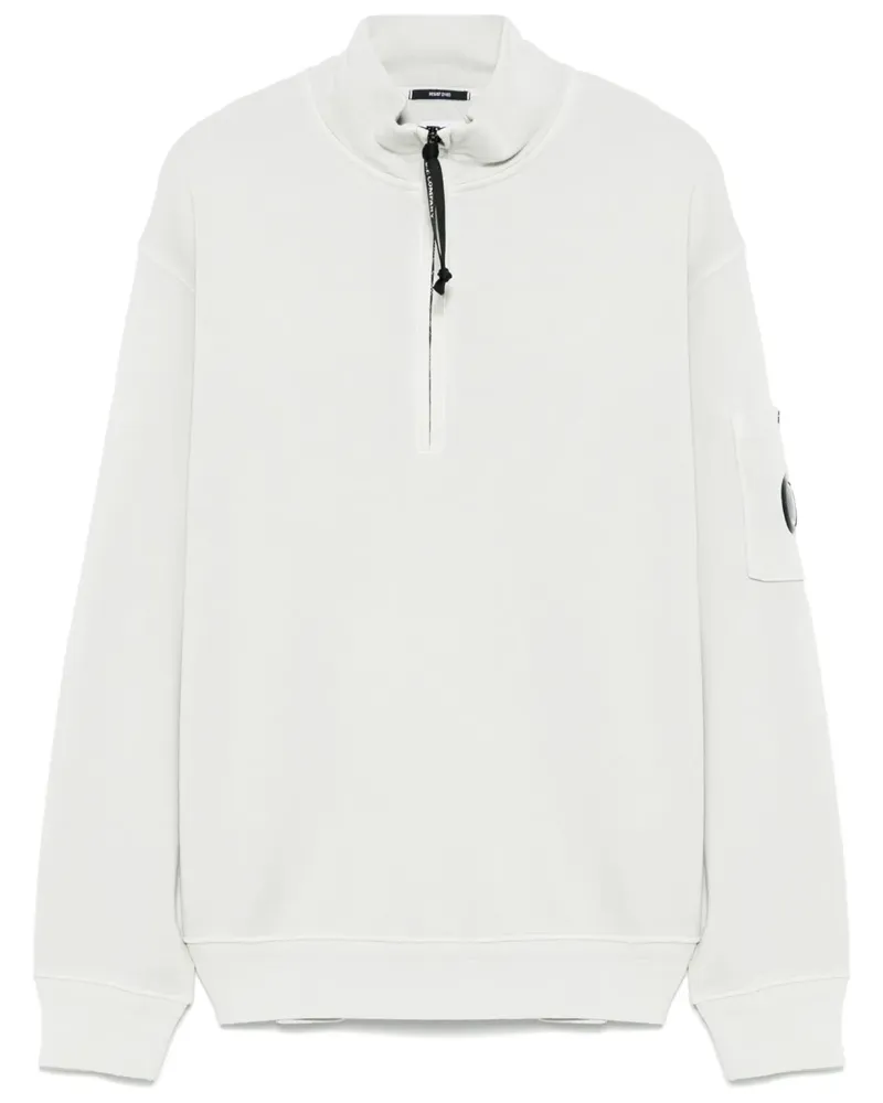 C.P. Company Sweatshirt mit Linsen-Detail - Grau Grau