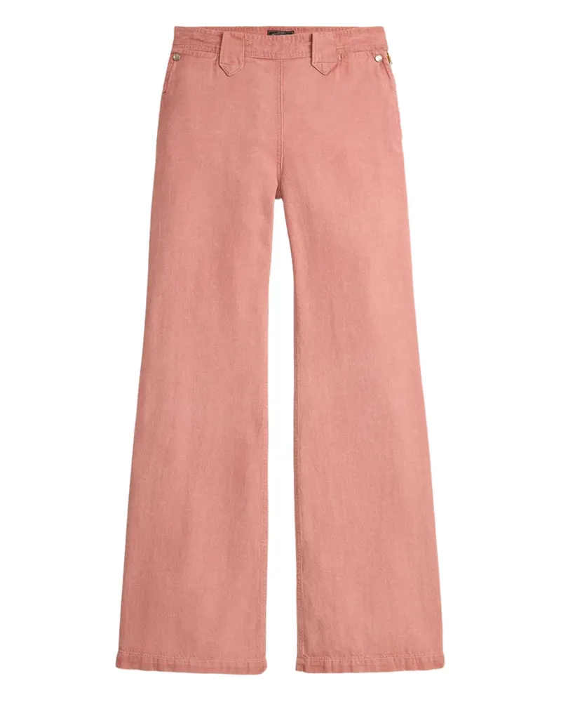 Ralph Lauren Hose mit Gürtelschlaufen - Rot Rot