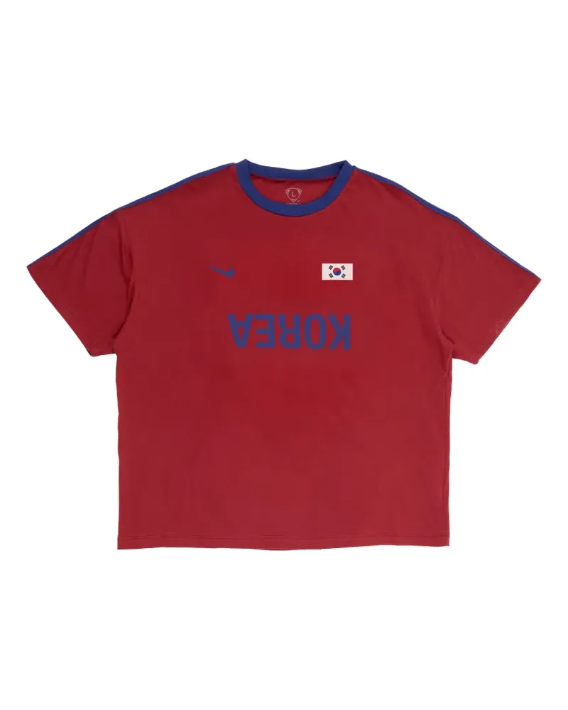 Travis Scott x Nike Korea Total 90 T-Shirt - Rot Rot
