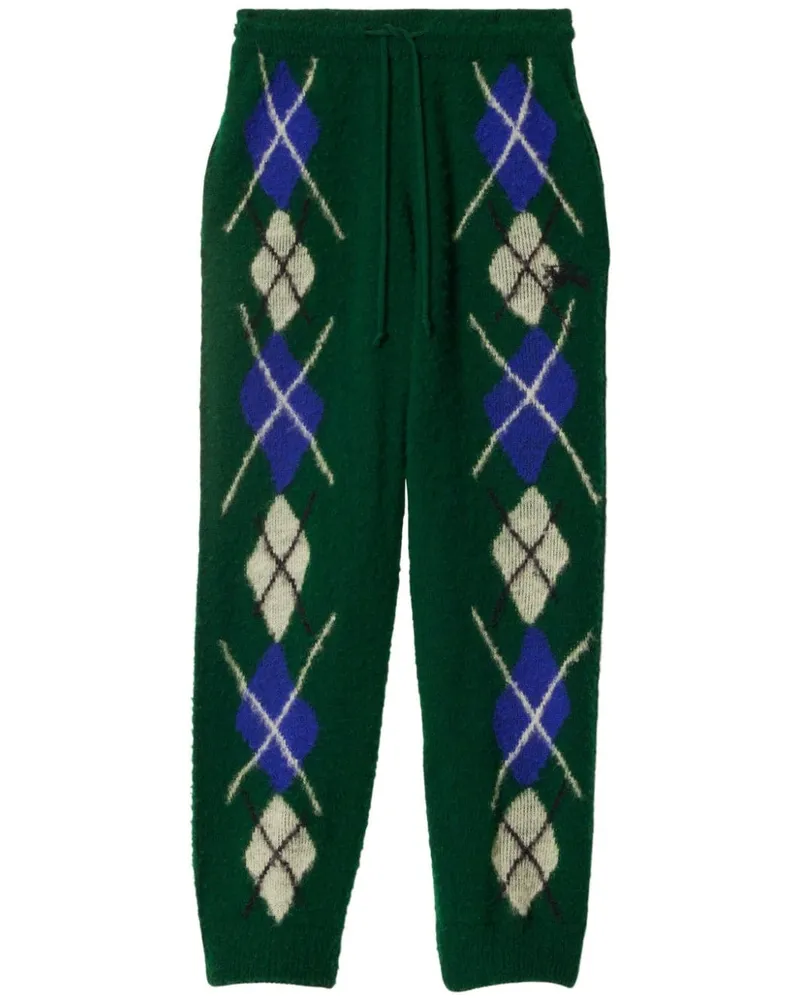 Burberry Jogginghose aus Wolle - Grün Grün
