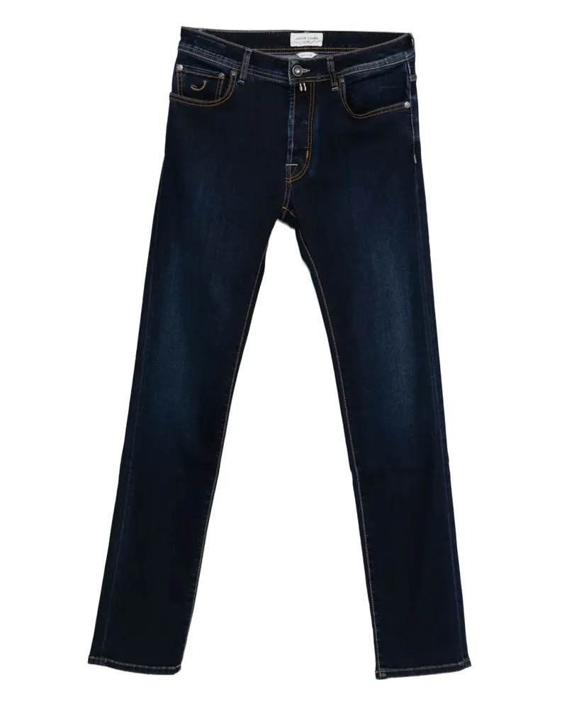 Jacob Cohën Jeans im Five-Pocket-Design - Blau Blau
