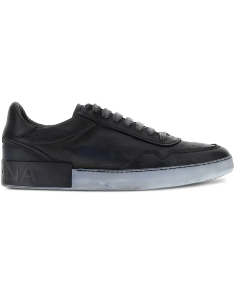 Dolce & Gabbana leather sneakers - Schwarz Schwarz