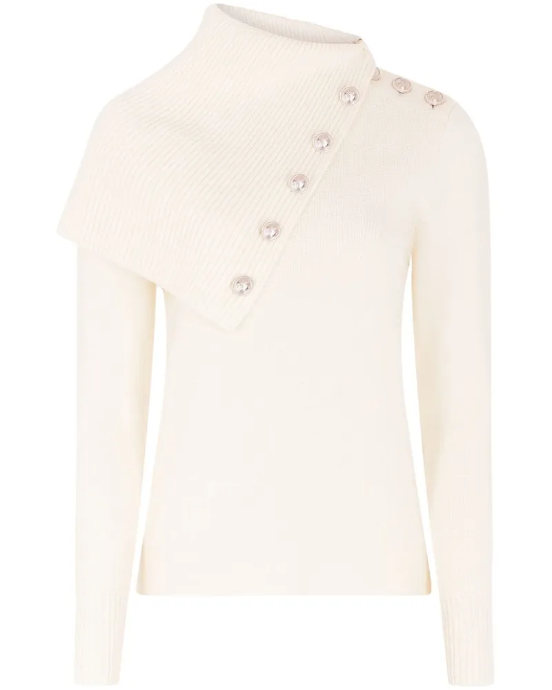 Paco Rabanne Temporary Wollpullover - Weiß Weiß