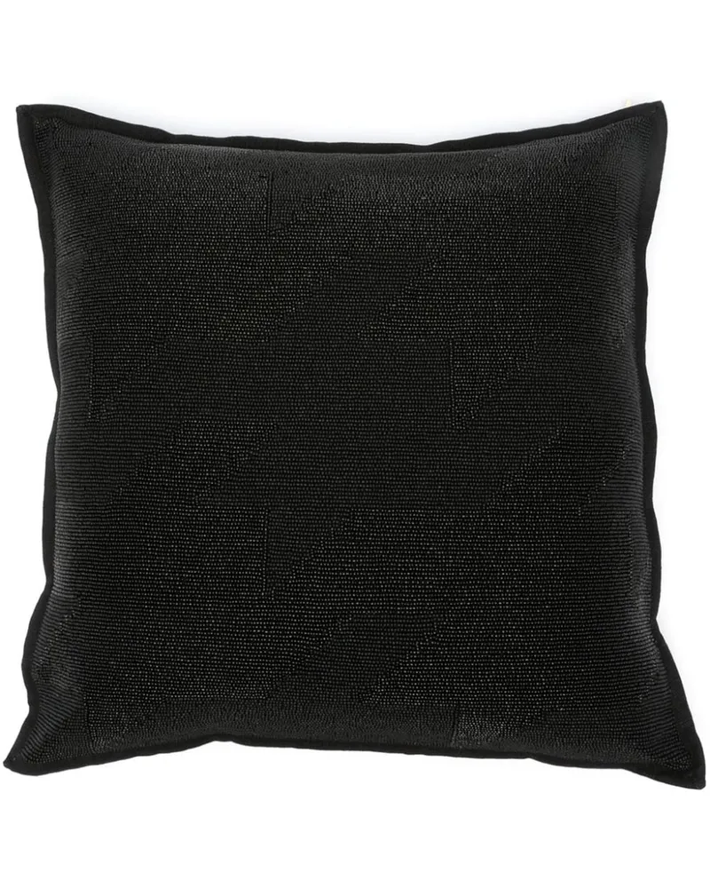 Ralph Lauren Home Randwick Kissen mit Perlen Schwarz