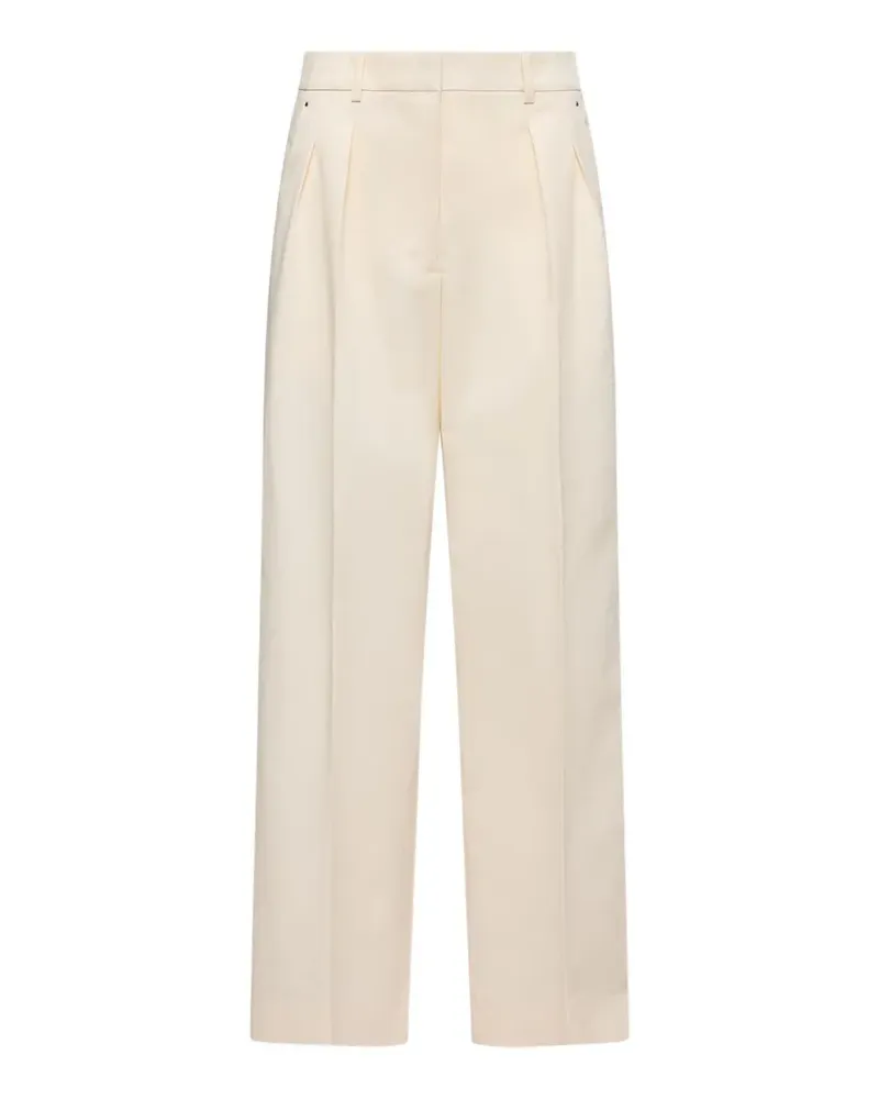Moncler Hose mit weitem Bein - Nude Nude