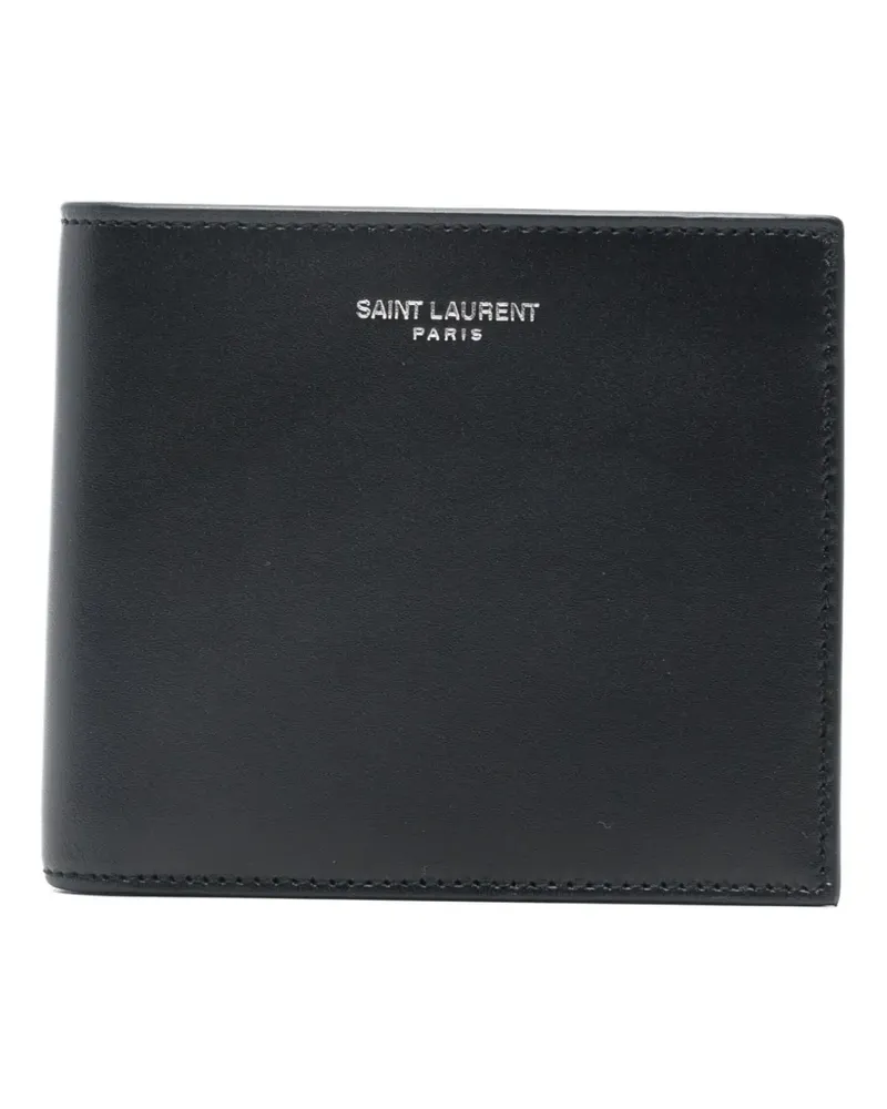 Saint Laurent Portemonnaie mit Logo - Blau Blau