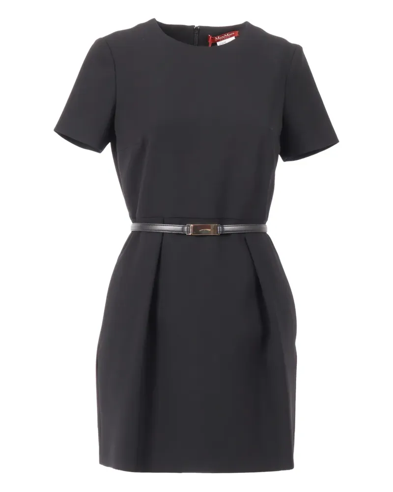 Max Mara Kefalos belted mini dress - Schwarz Schwarz