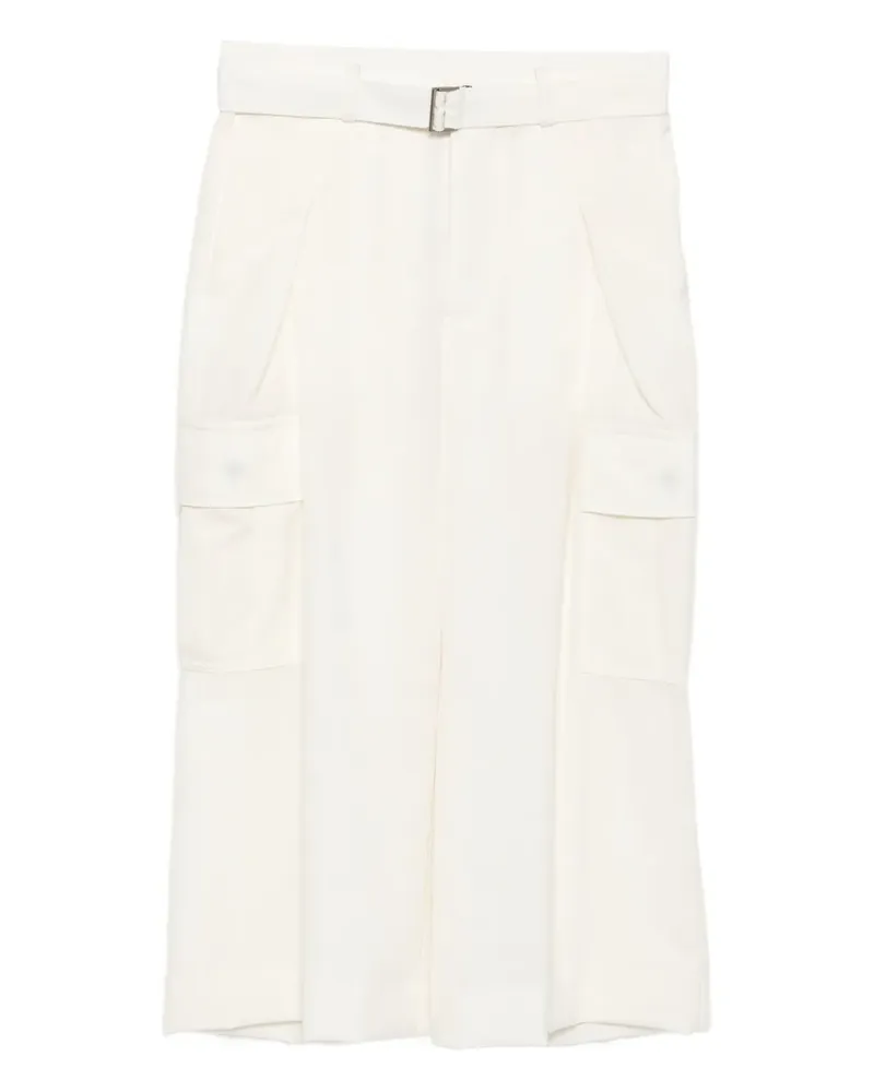 Sacai Klassische Hose - Weiß Weiß
