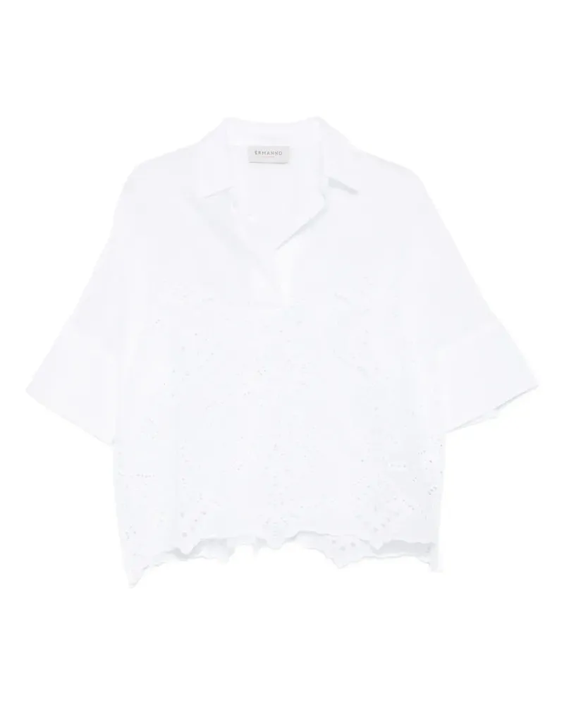 Ermanno Scervino Bluse aus Spitze - Weiß Weiß