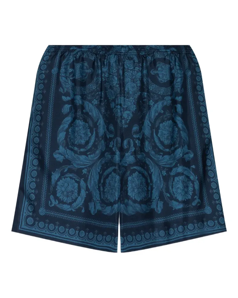 Versace floral-print shorts - Blau Blau