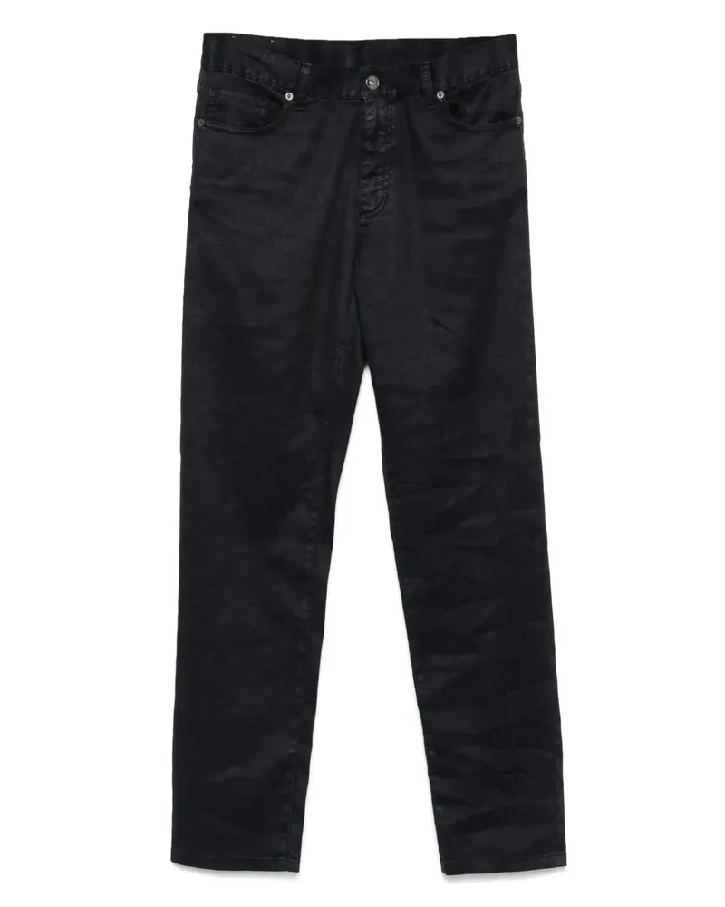 Ermenegildo Zegna Hose mit Logo-Patch - Blau Blau