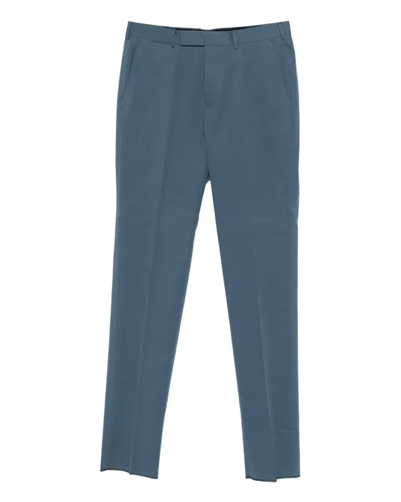 Ermenegildo Zegna Chino mit verdecktem Verschluss - Blau Blau