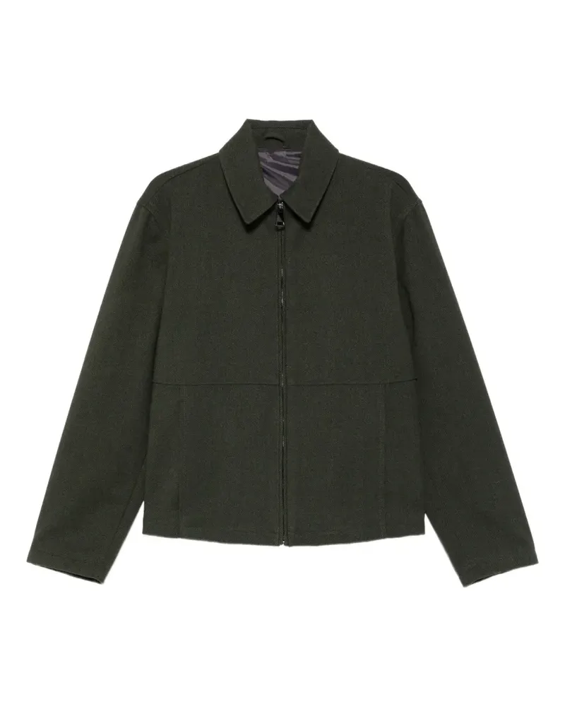 IMPERIAL zip-up collared jacket - Grün Grün