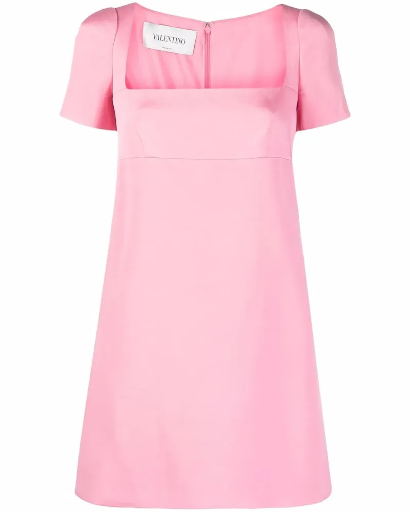 Valentino Garavani Minikleid mit eckigem Ausschnitt - Rosa Rosa